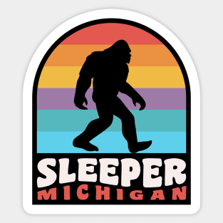 Sleeper State Park Bigfoot Sasquatch Michigan Sticker